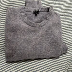 Todd Snyder Men's Heather Lavender Crewneck Sweater